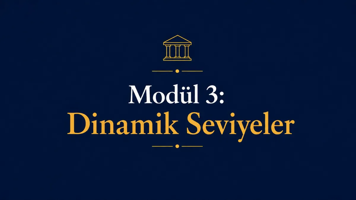 Modül 3: Dinamik Seviyeler